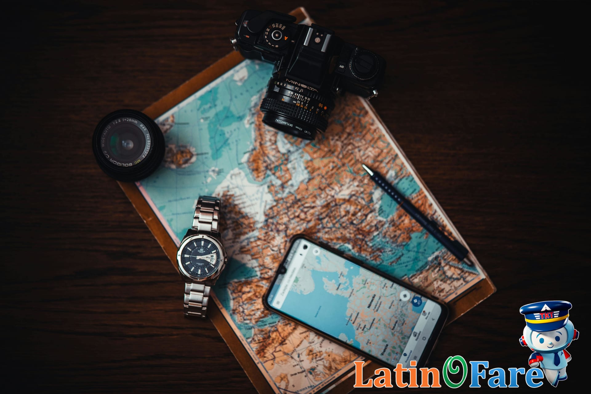 Travel budget planning with translation app for language solutions and itinerary management