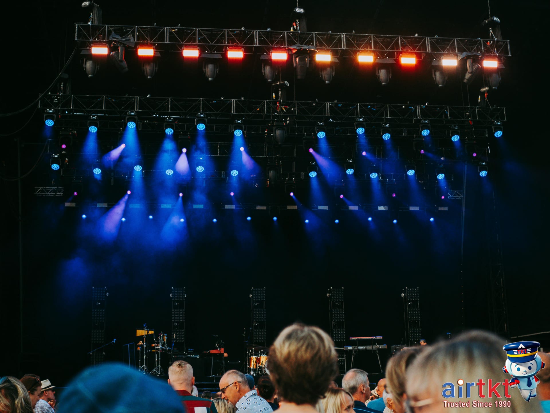 Crowd enjoying live music concert in Austin Texas vibrant venue