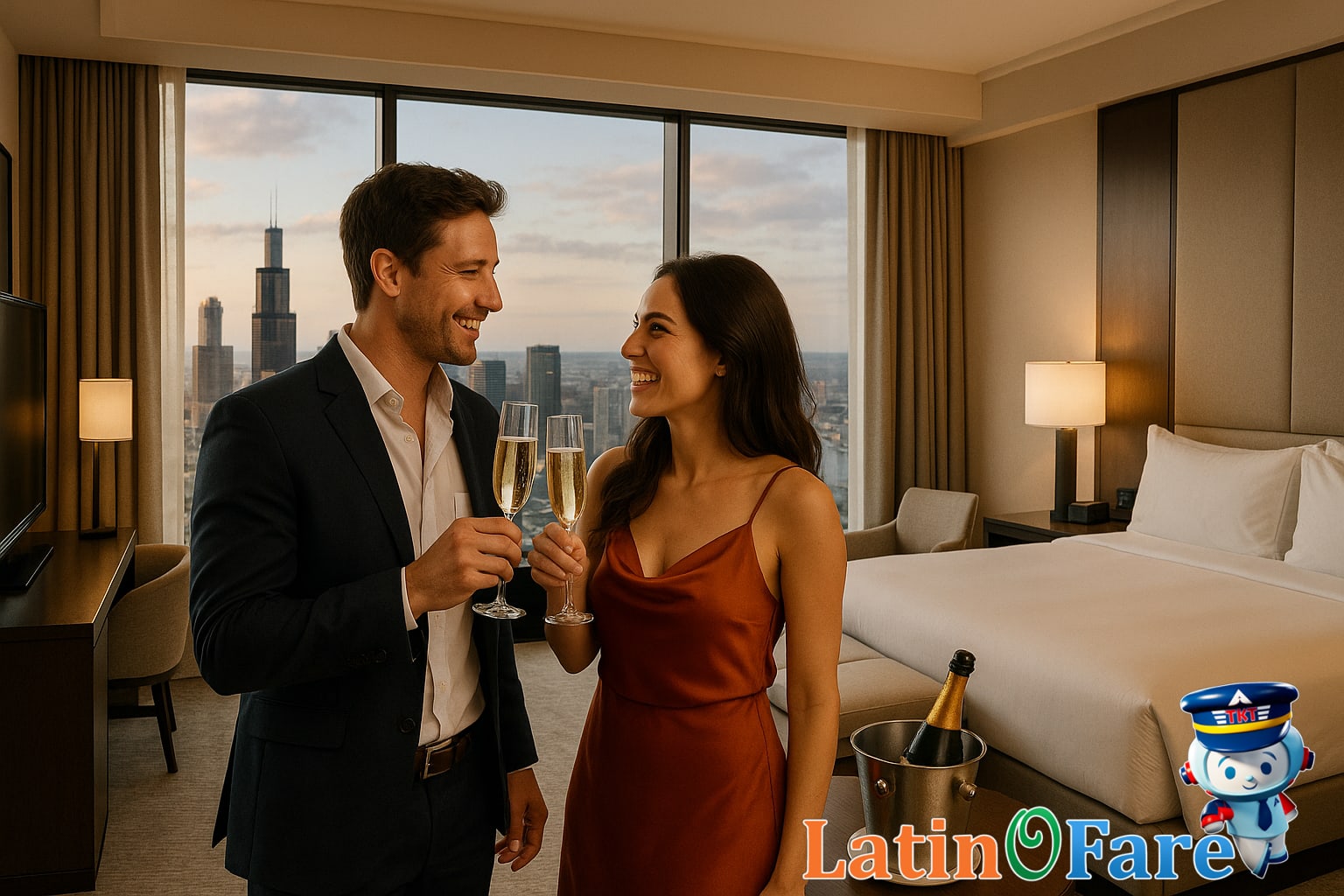 Redeeming Hilton Honors points for upgraded hotel suite stay at luxury property