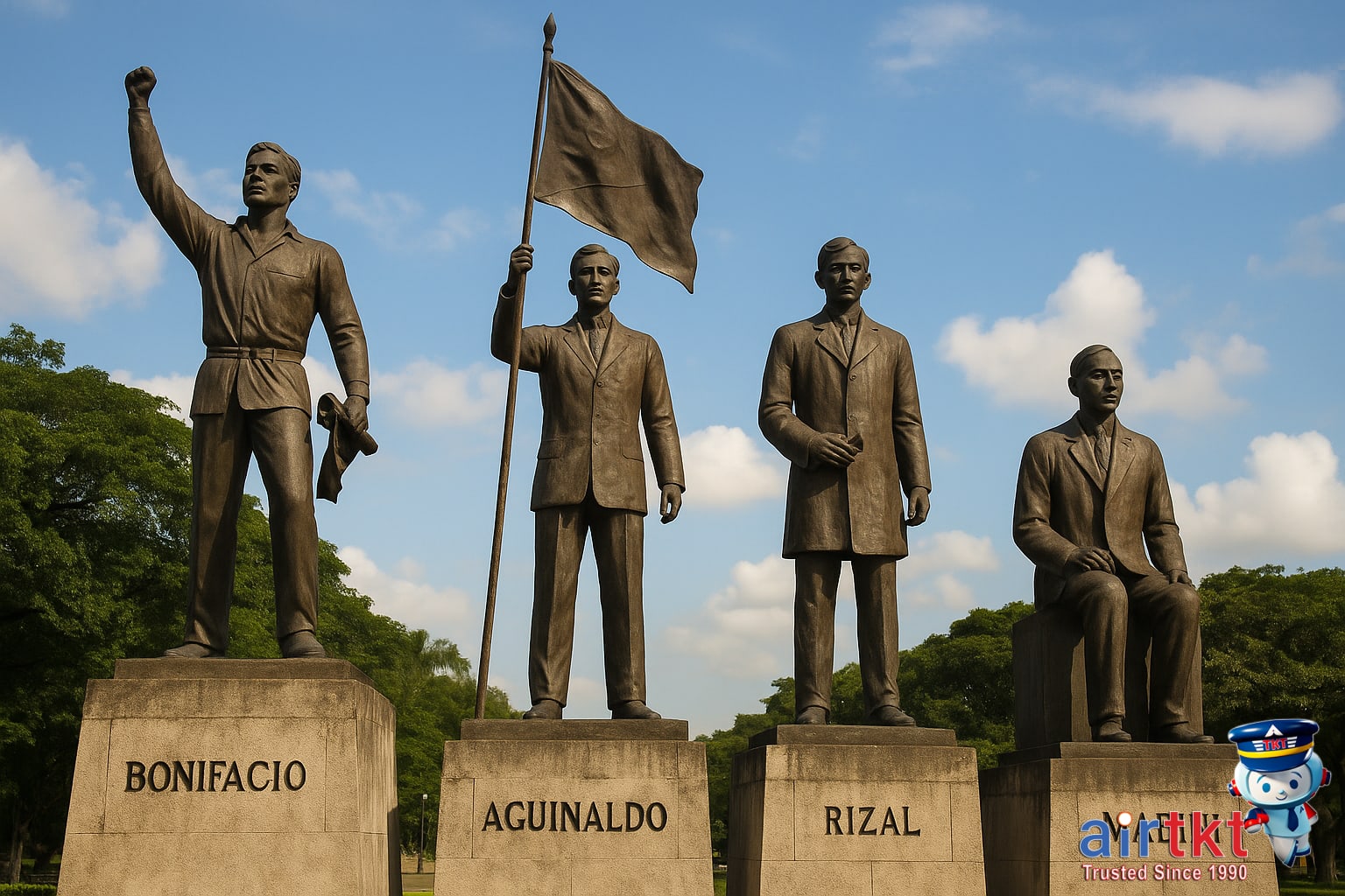 Historical figures and monuments of Philippine Independence Day important leaders