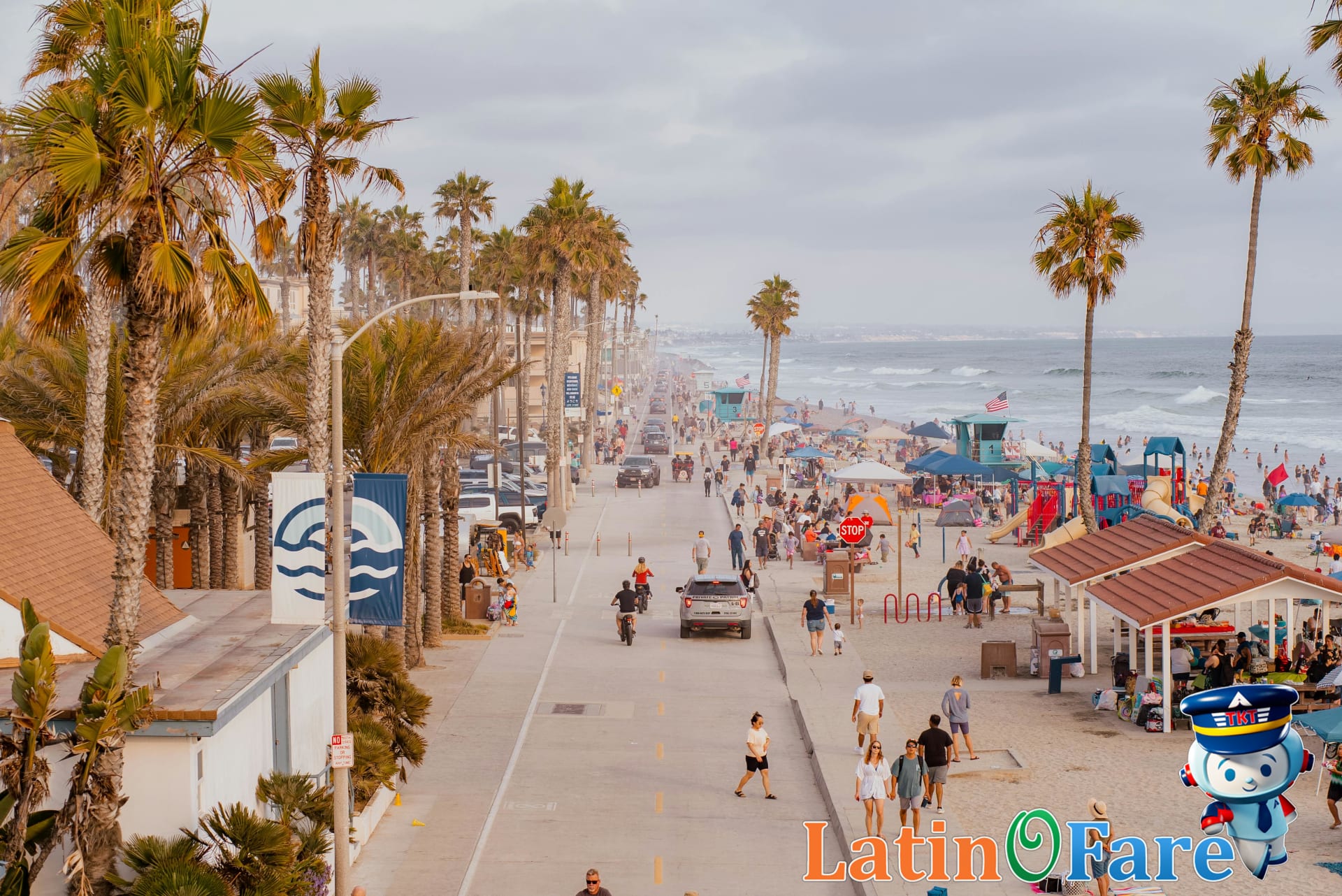 Mission Beach in San Diego offers family-friendly and free beach activities for budget travelers.