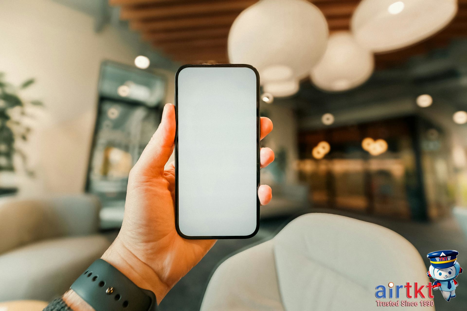 Hotel loyalty points shown on smartphone app screen on hand device