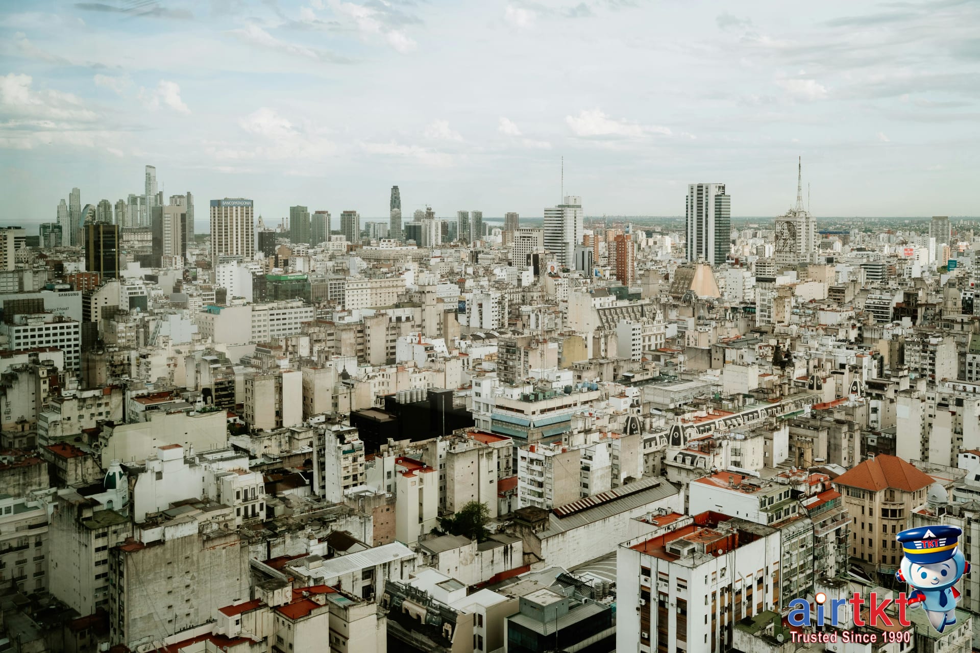 Panoramic city skyline collage representing multiple travel destinations