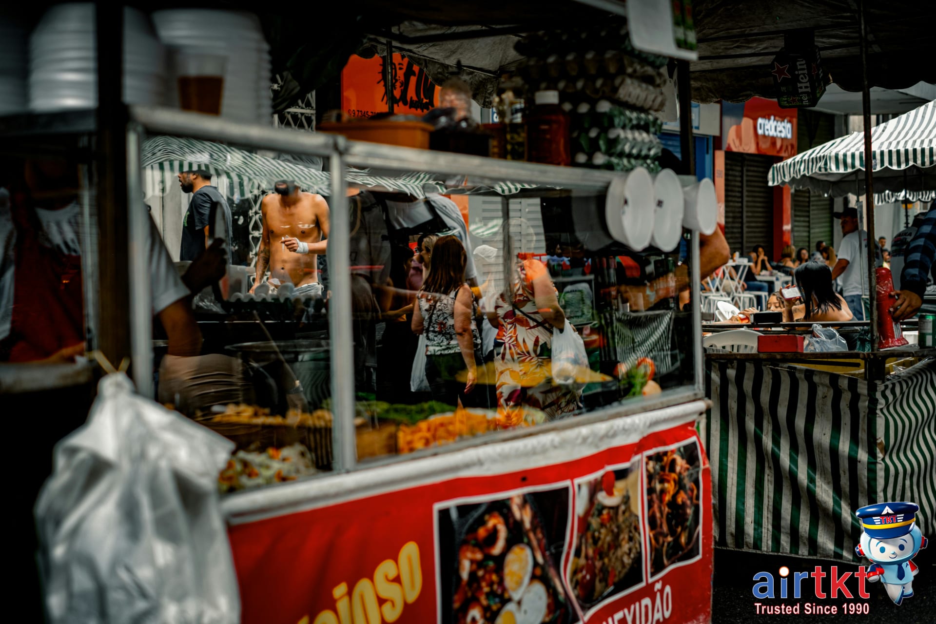 Portland food carts offering diverse budget-friendly meals in food cart pod