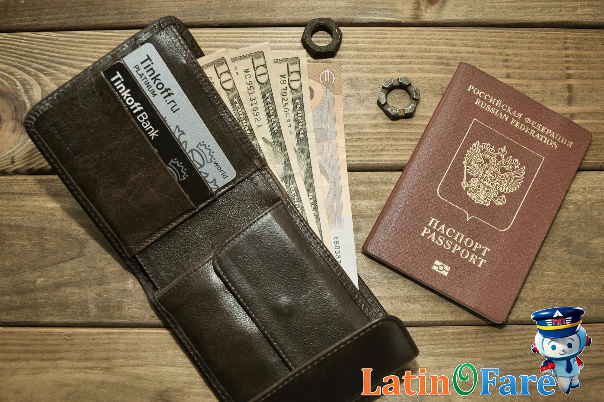 Documents needed to claim VAT refunds while traveling abroad in wallet, passport visible