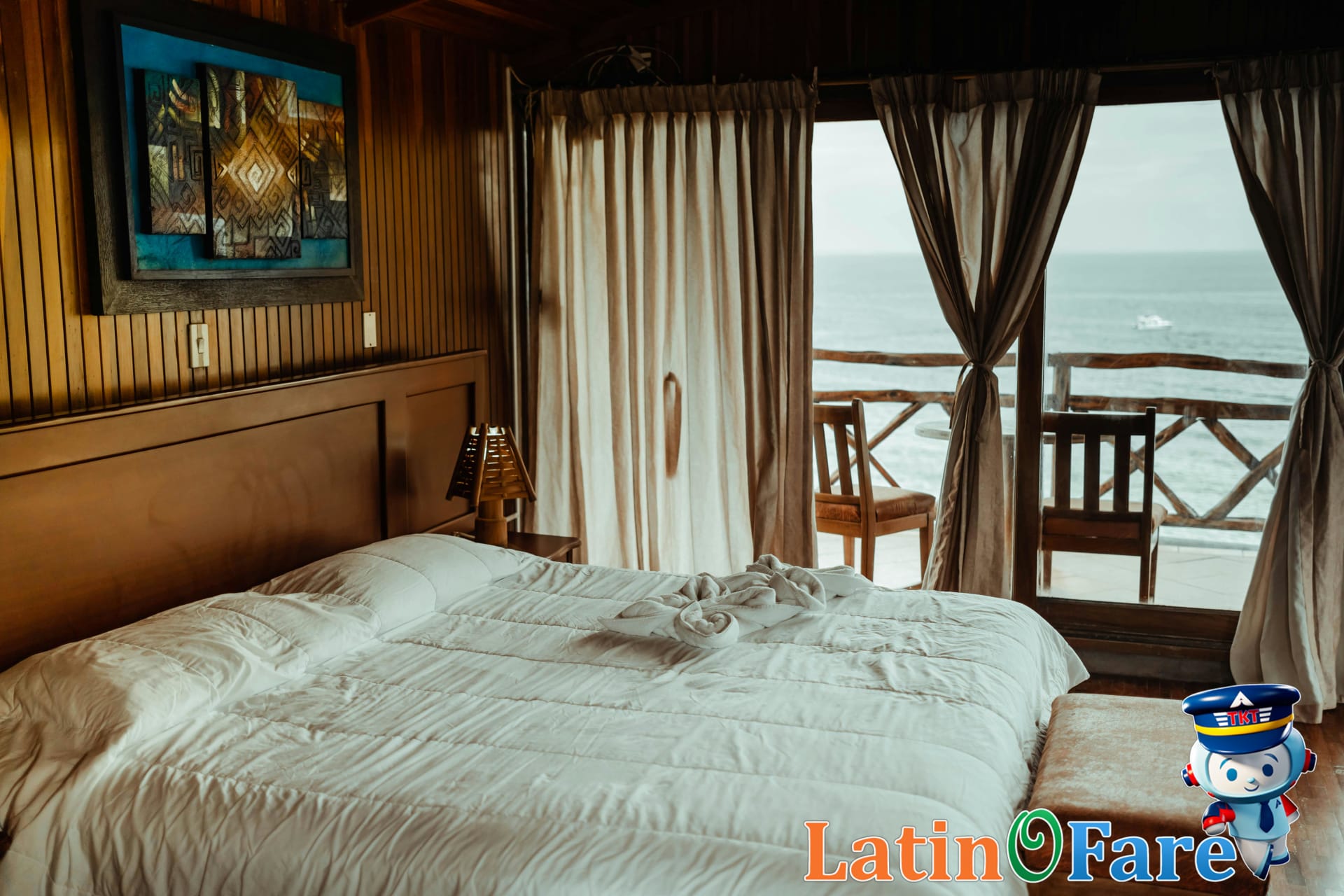 Luxury hotel suite redeemed with loyalty points for max value on vacation stay.