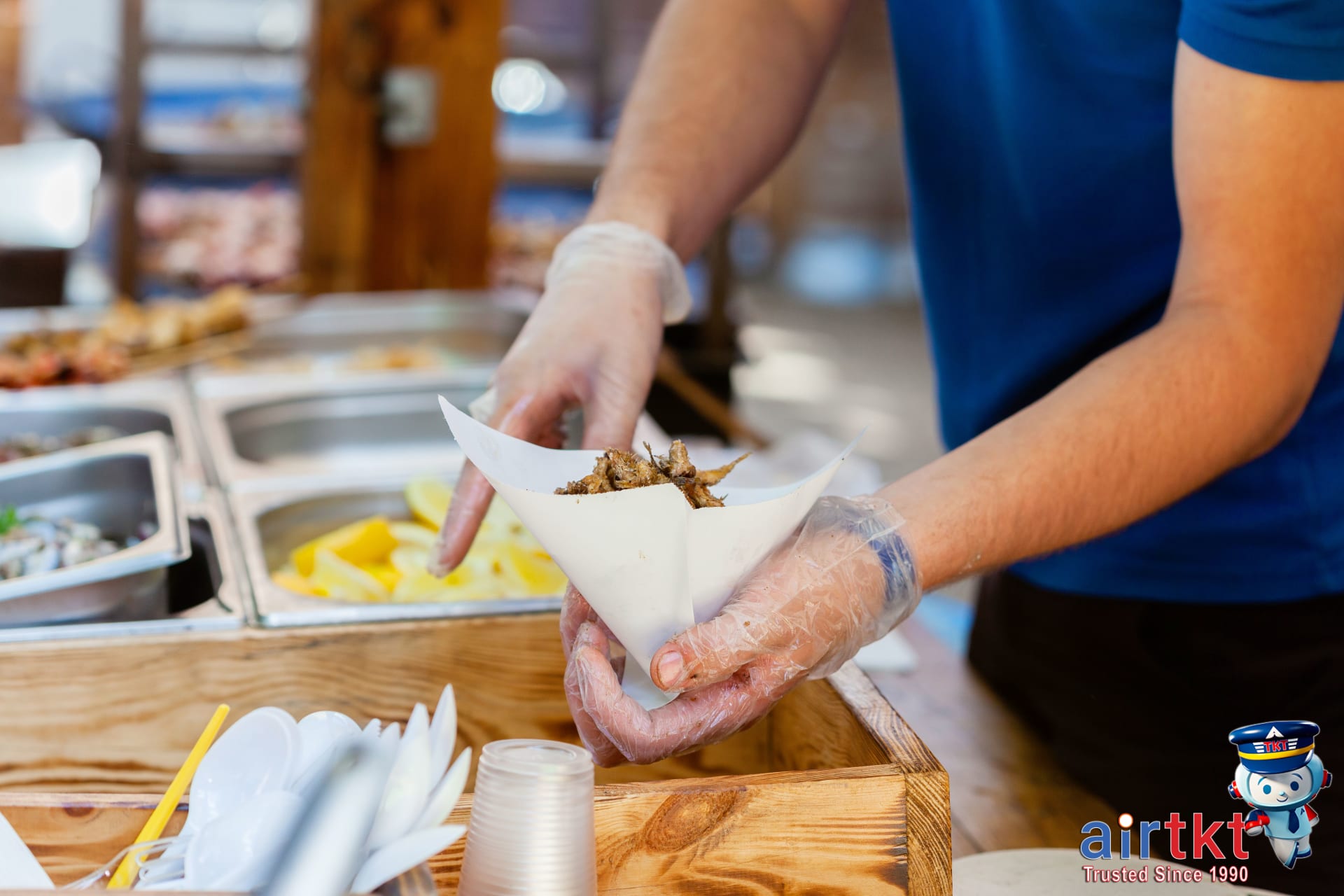 Southern cuisine stands and local food stalls at Kentucky Derby event