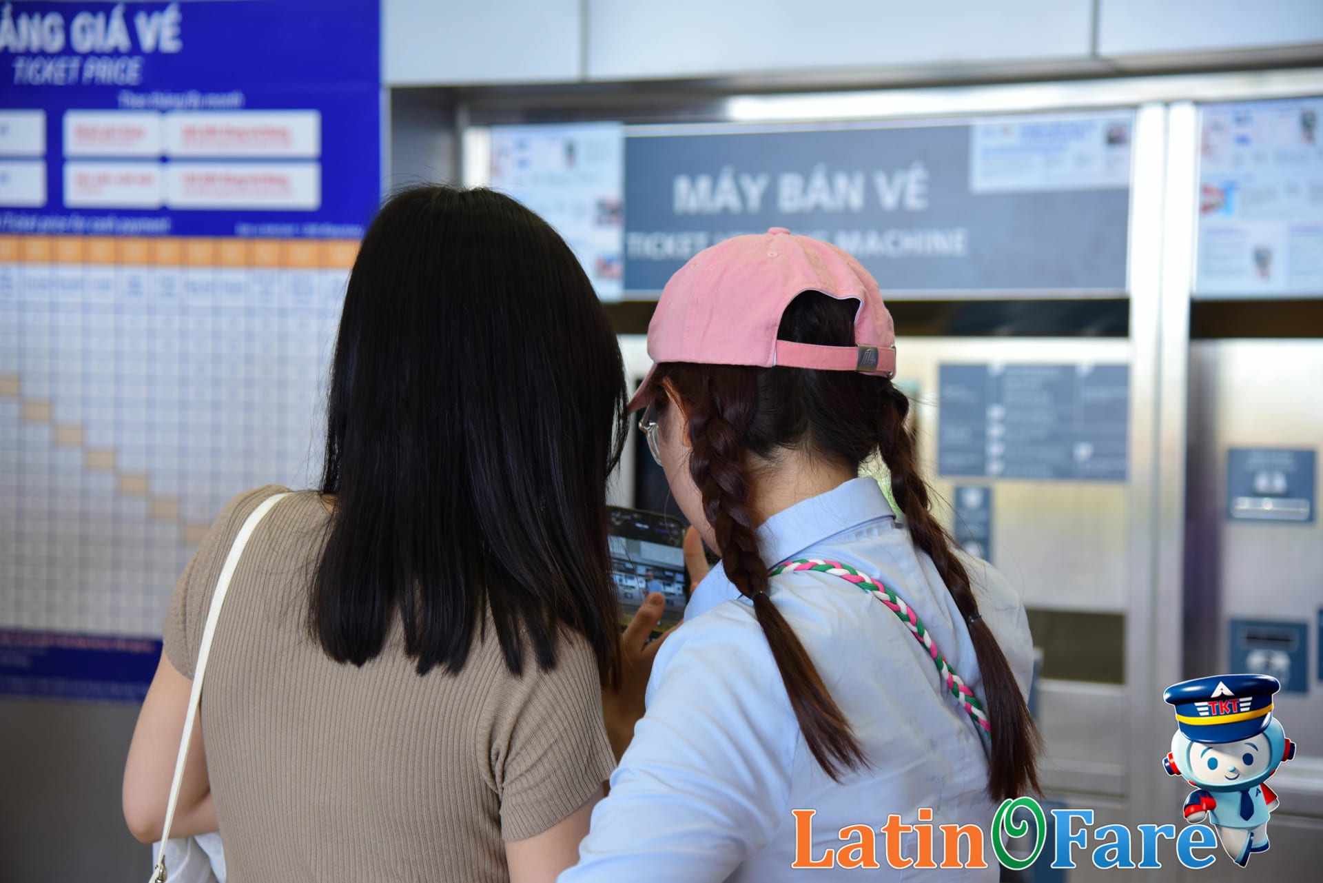 SmarTrip card being loaded at a Washington DC Metro ticket machine for hassle-free travel.