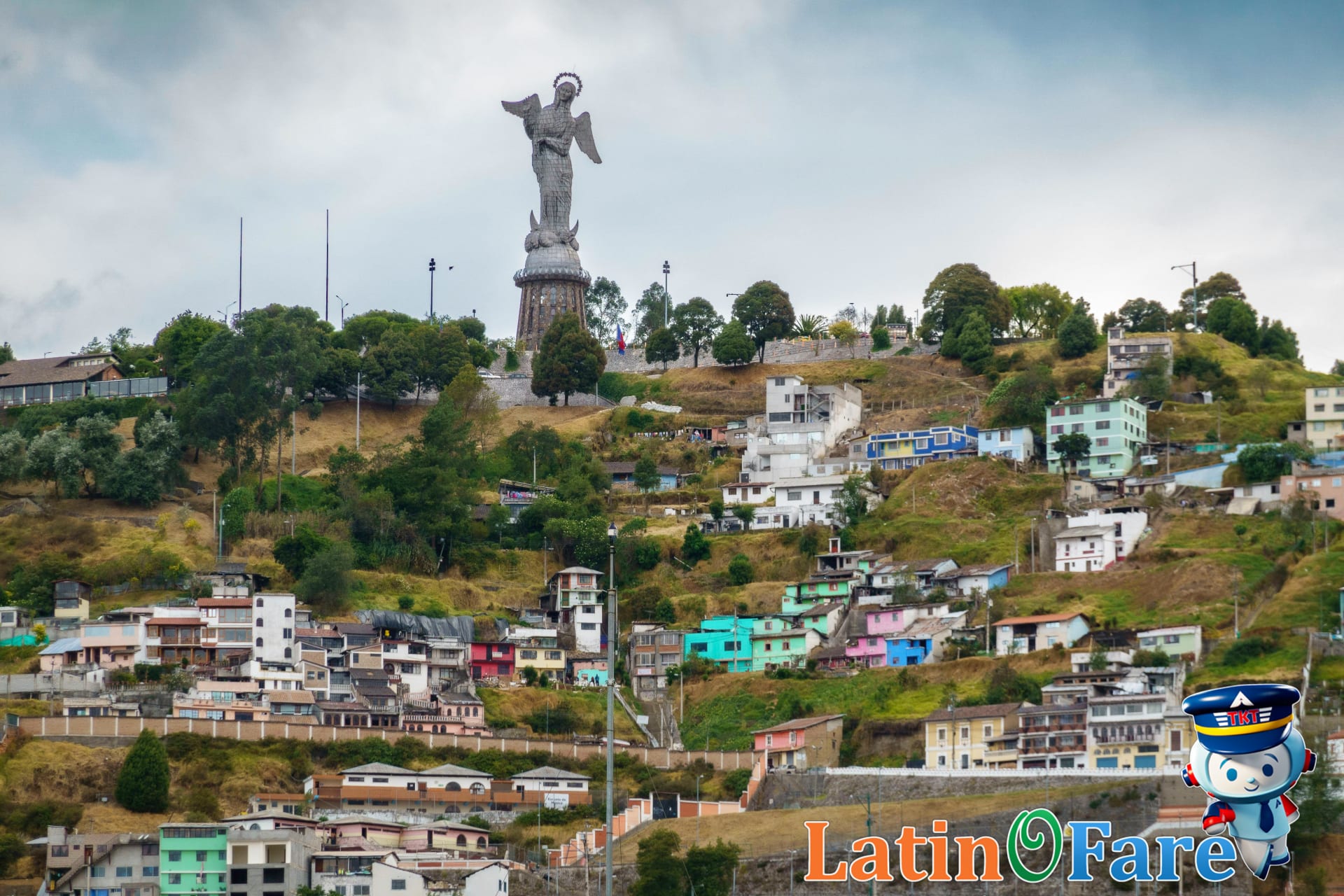Quito Ecuador travel budget planning shown with U.S. dollar bills and travel guidebooks on table