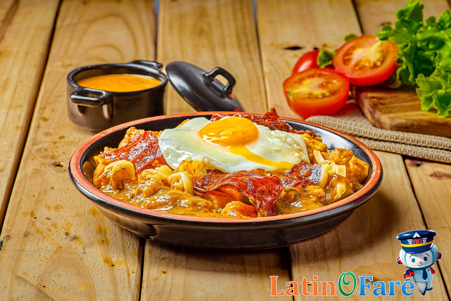 Closeup of authentic Ecuadorian cuisine served at a restaurant in Quito's historic center
