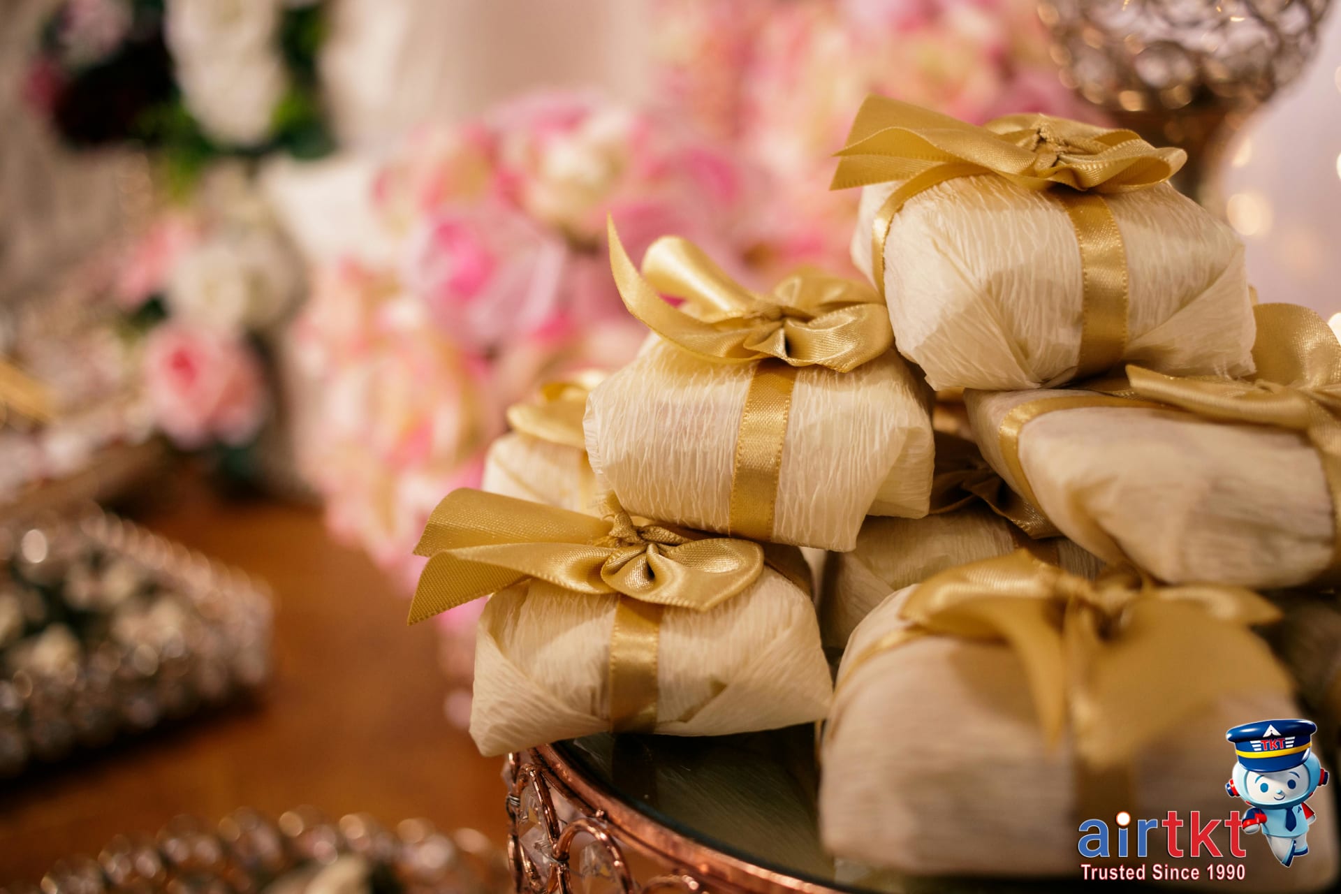 Gift giving etiquette in Brazilian culture with decorated presents