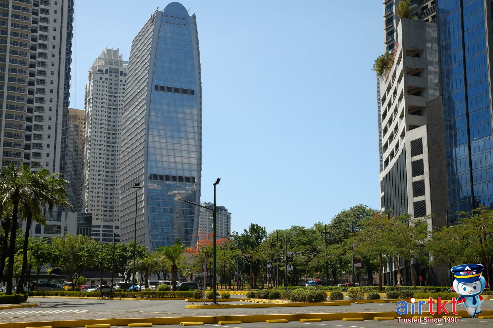 Modern skyscrapers at Bonifacio Global City, Manila vibrant urban center.