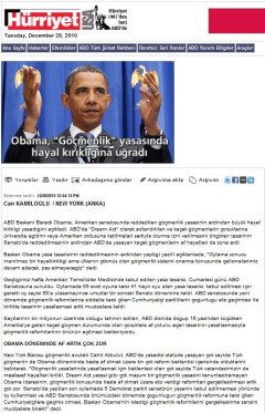 Obama, "Göçmenlik" yasasında hayal kırıklığına uğradı