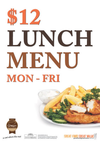 Light Lunch Special - $12 Mon-Fri