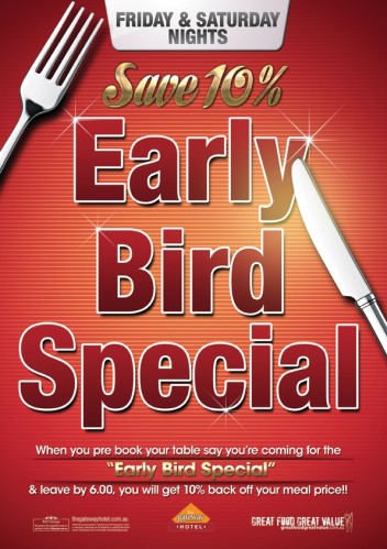 Early Bird Special