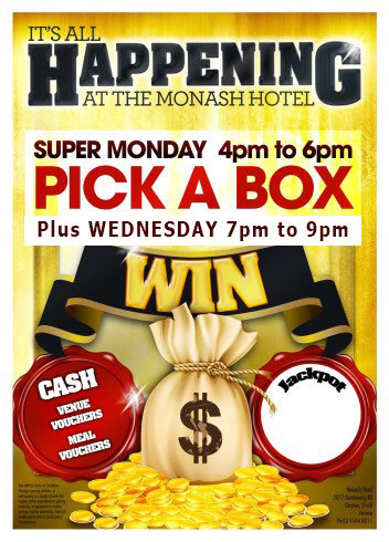 Super Monday 'Pick A Box'