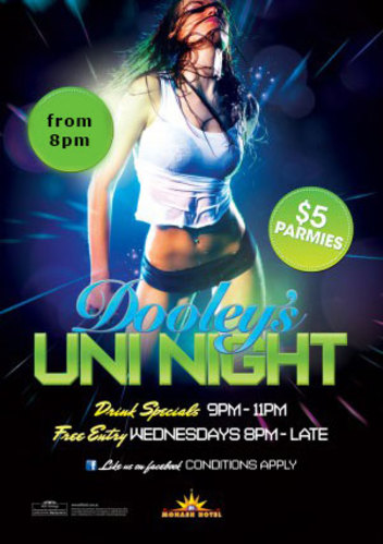Dooley’s uni Night