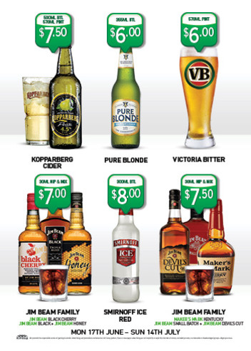 Every Day Drink Specials At The Bar