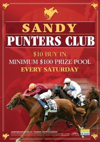 Saturday $10 Punters Club
