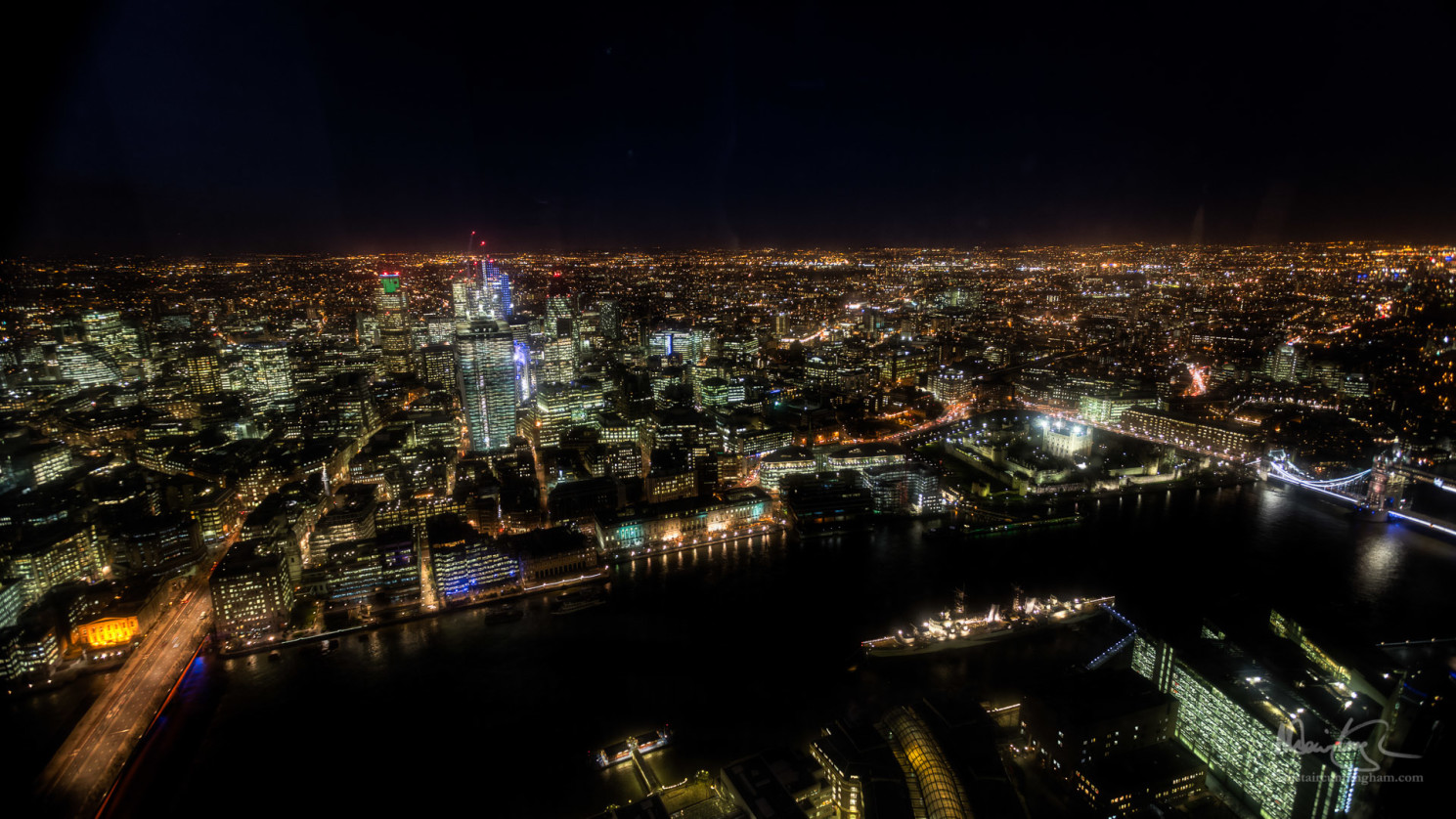 The View from The Shard, Looking North