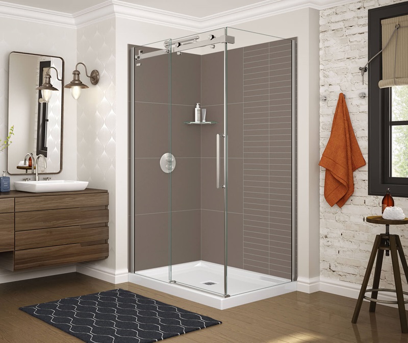 Utile Erosion - Corner Shower by MAAX |MAAX Showers USA
