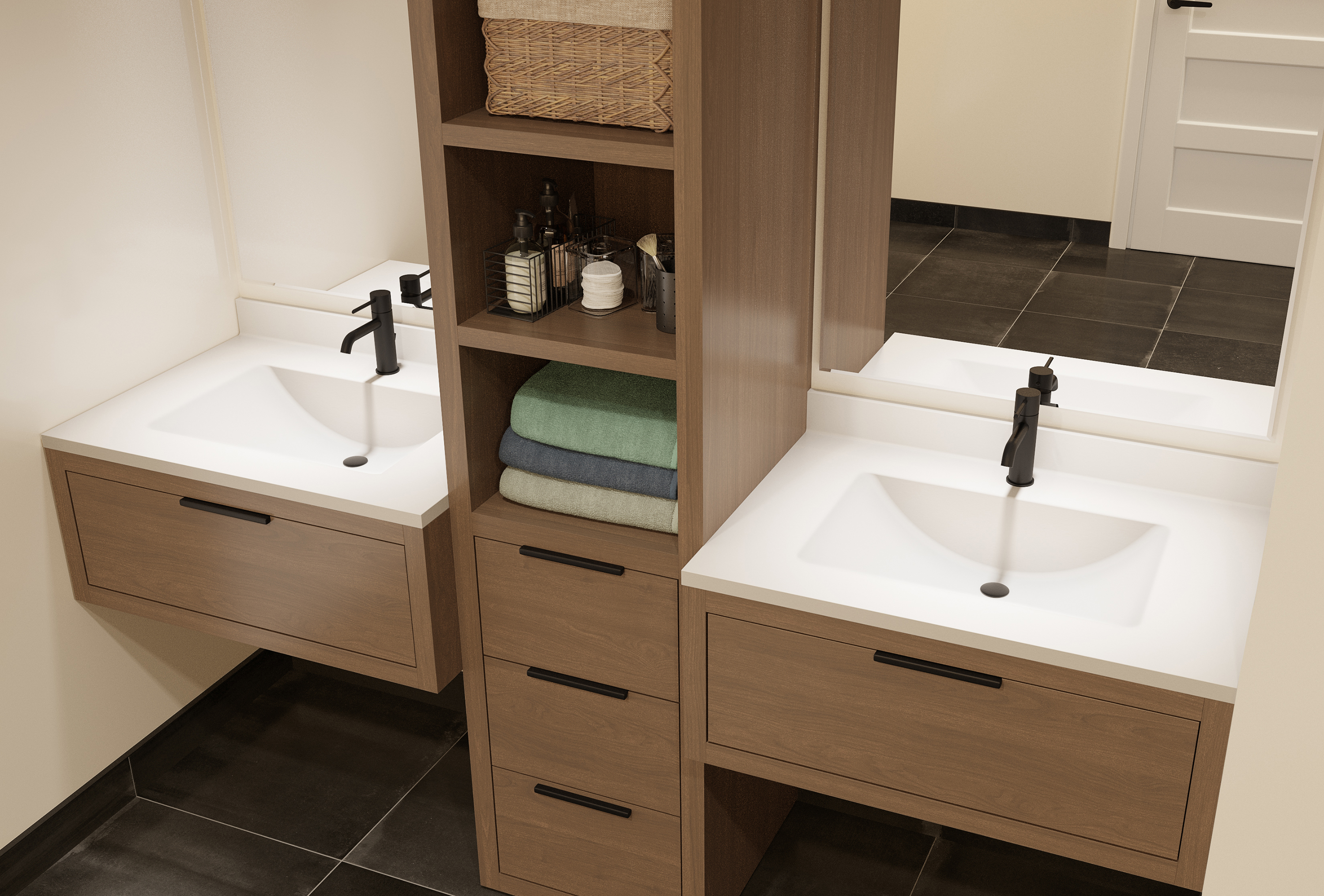 The Best Countertop for Bathroom Vanities