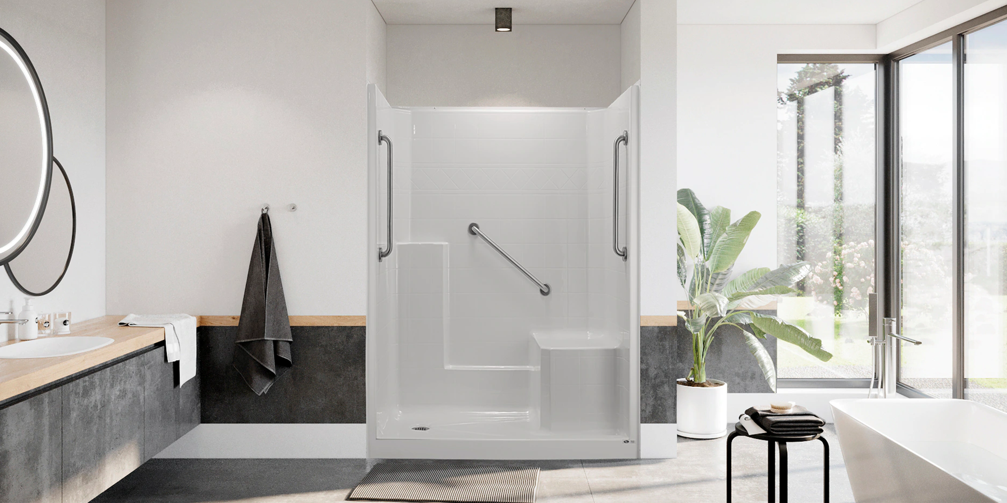 One Piece Showers, Shower Enclosures