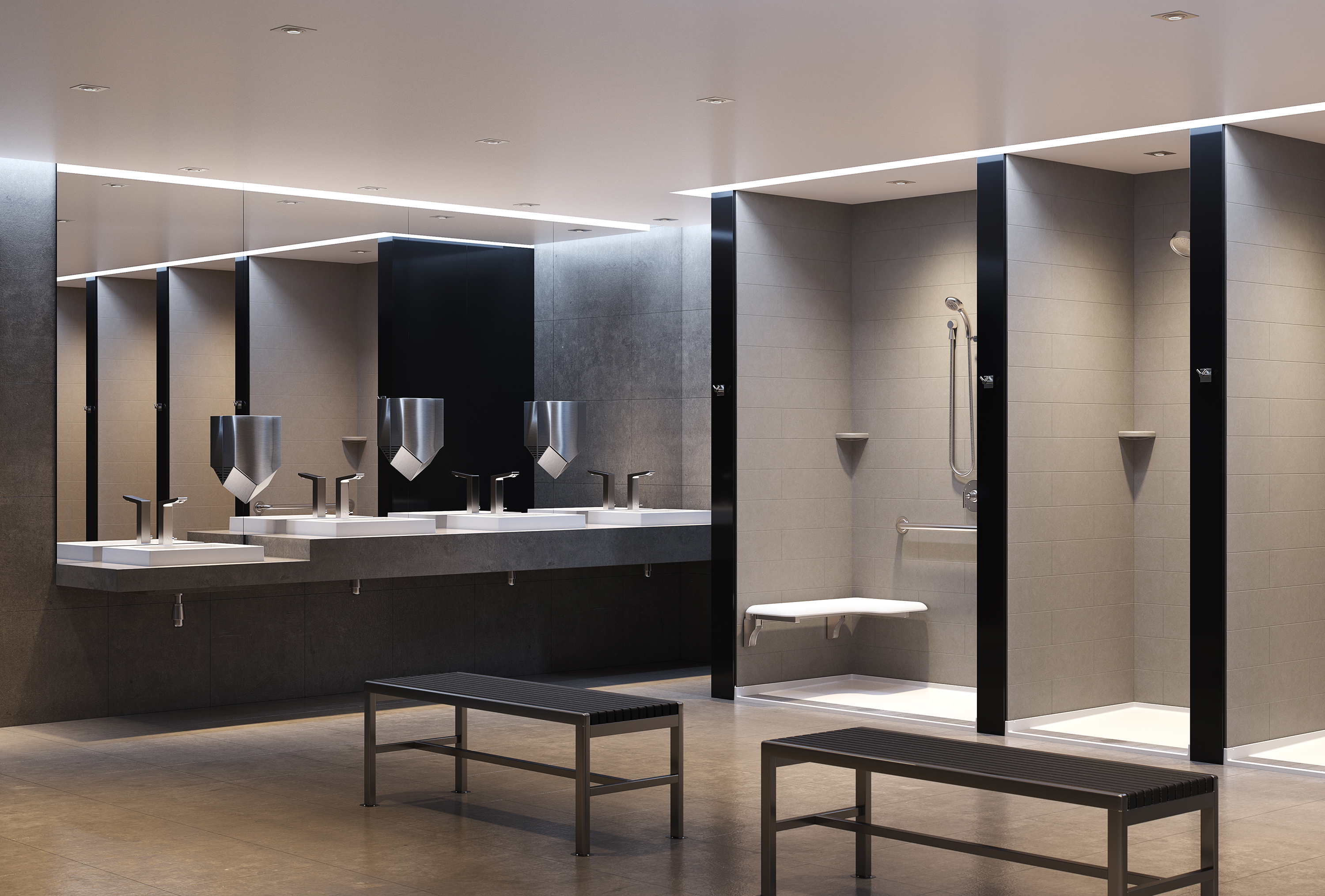 Commercial Ultra-High Efficiency Toilet, 1.0 GPF, ADA, Elongated Bowl -  CEFIONTECT (Reclaimed Water Option), image size:3000x2030