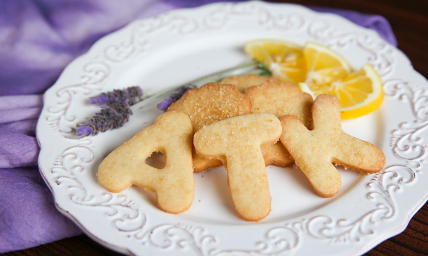 Amoretti Recipe: Lemon Lavender Sable Cookies