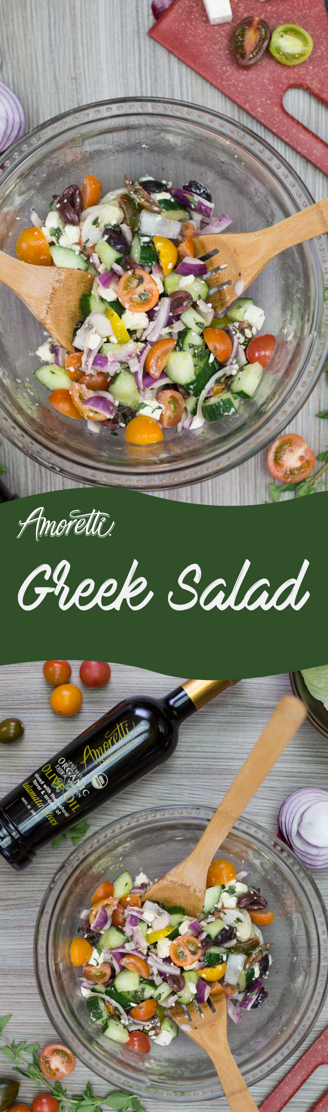 Amoretti's Kamalata Olive Oil gives this salad a savory touch of goodness!