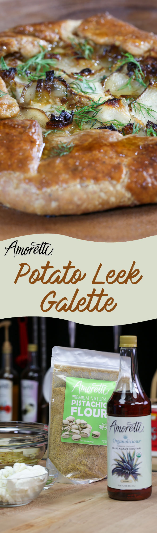 A warm, delicious galette perfect as a snack or meal!