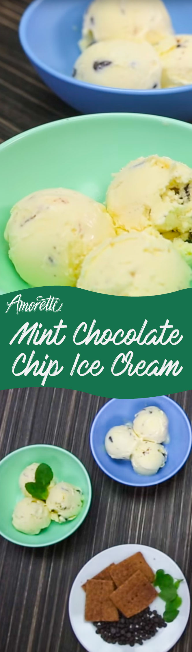 Enjoy this refreshing ice cream packed with chocolate and fresh minty flavor!