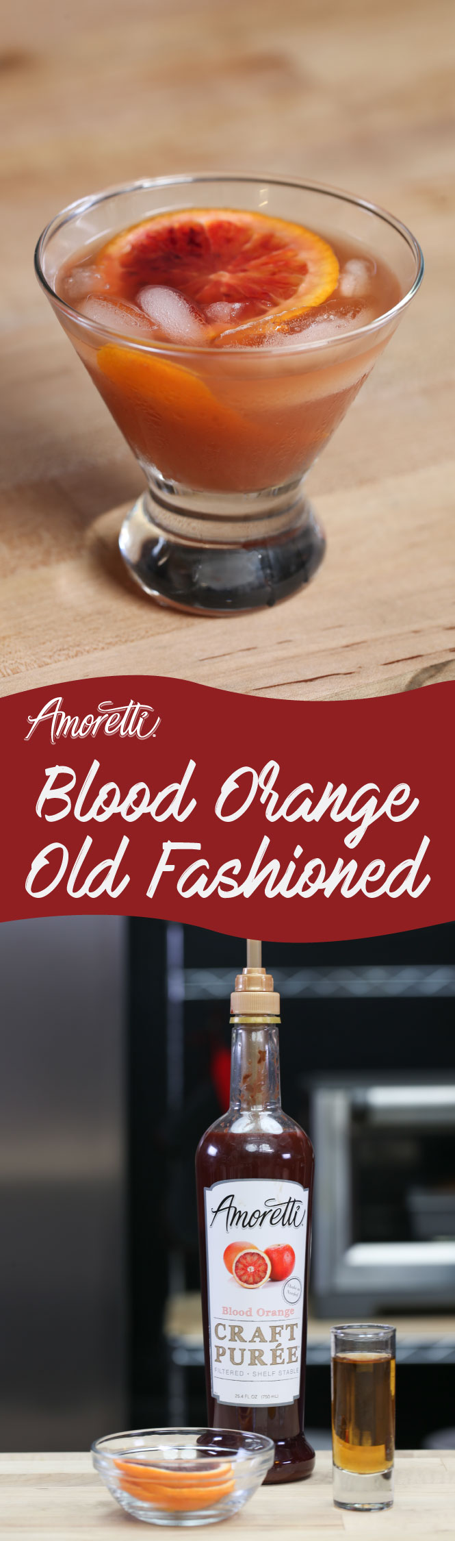 This Blood Orange Old Fashioned is bursting with flavor and so simple to make!