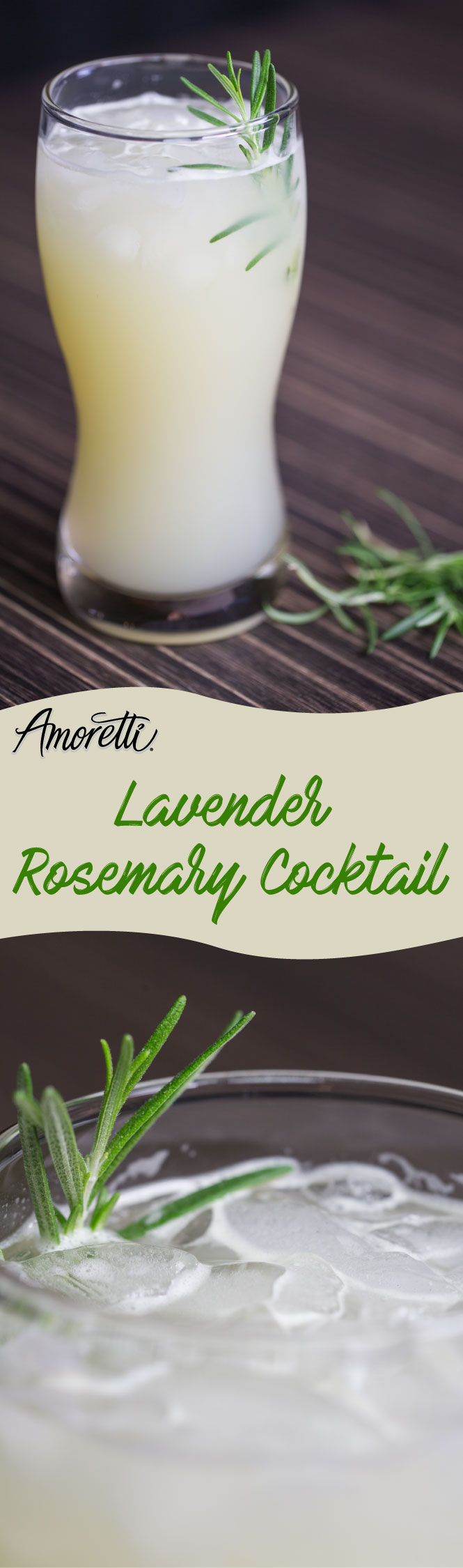 Pretty, refreshing, and strong - you can’t ask for anything better than our Lavender Rosemary Cocktail!