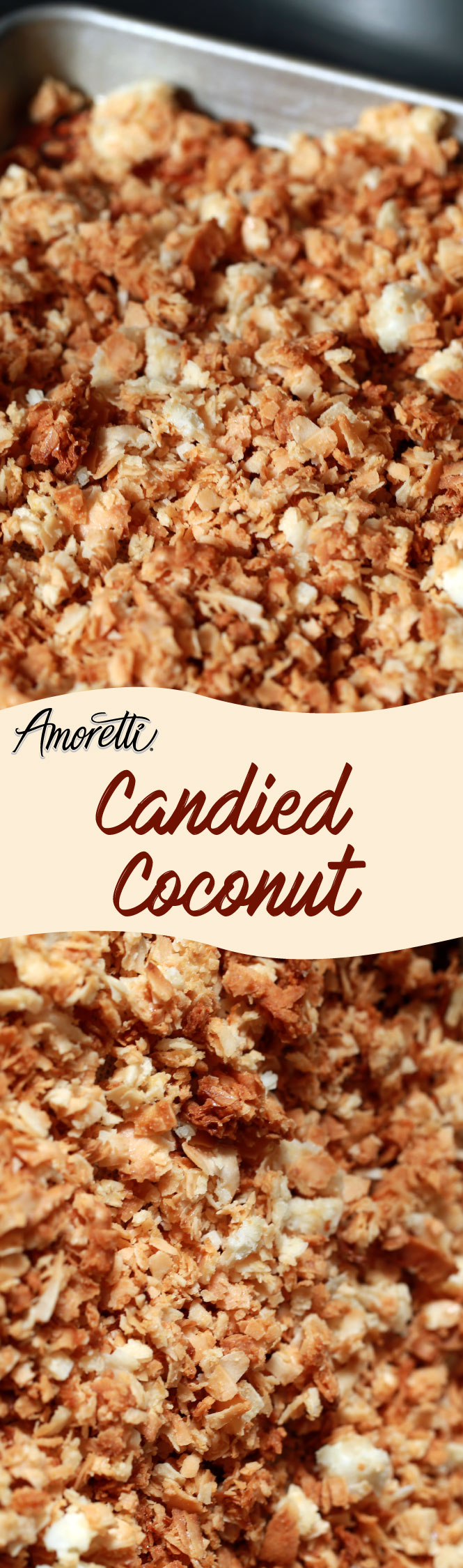 Candied Coconut for topping ice cream, granola, and much more!