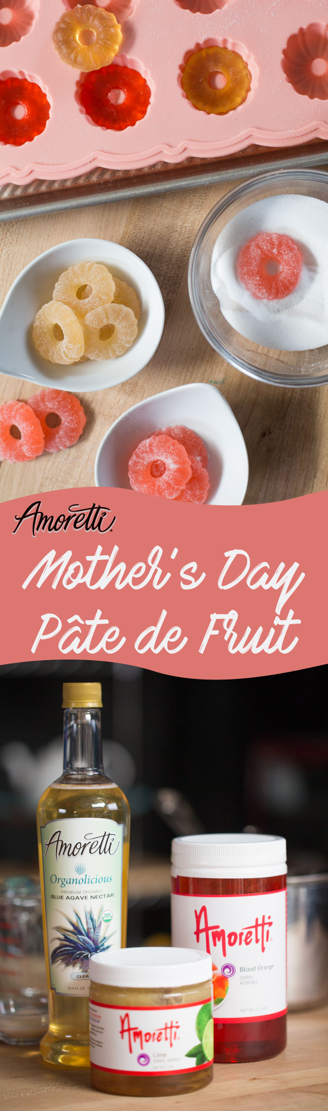 Lime and Blood Orange Pâte de Fruit are colorful, fruity, and oh so soft and chewy!