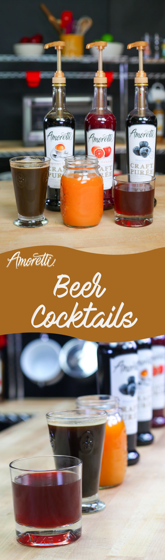 Combine your favorite beer with a Craft Purée for a special treat!