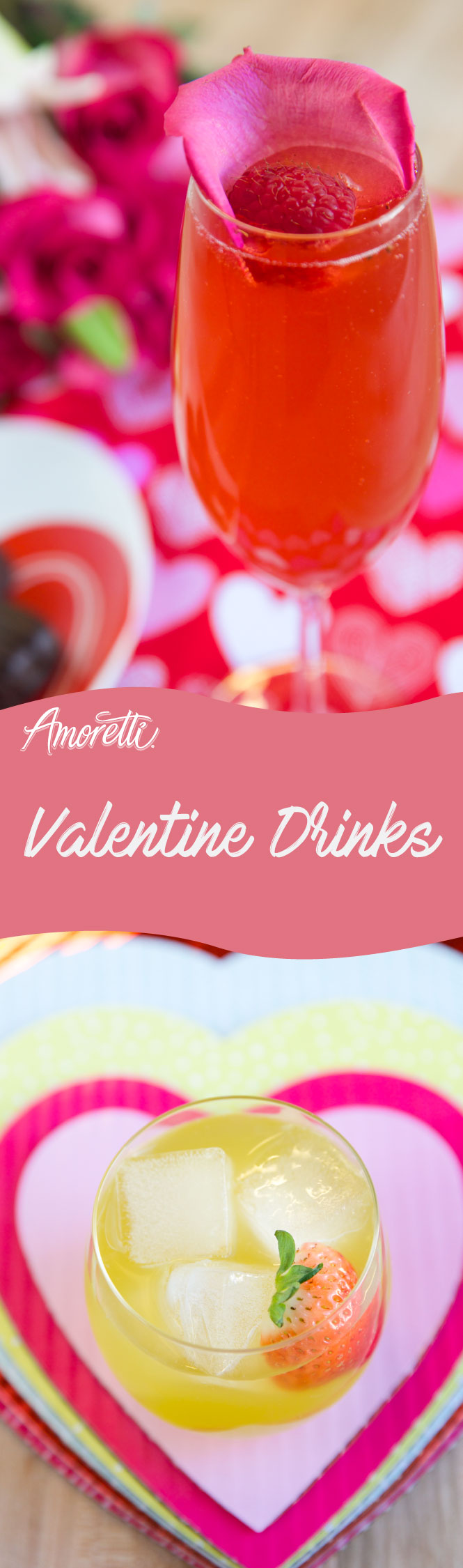 Romantic, fruity cocktails are a must for Valentine's Day!
