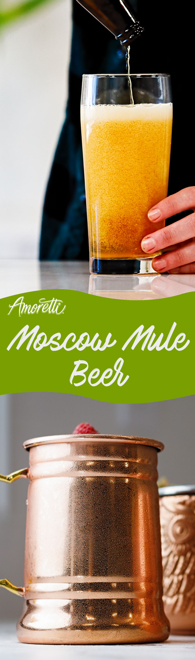 Take your beer beyond the lime wedge with a pump of Moscow Mule Craft Purée!