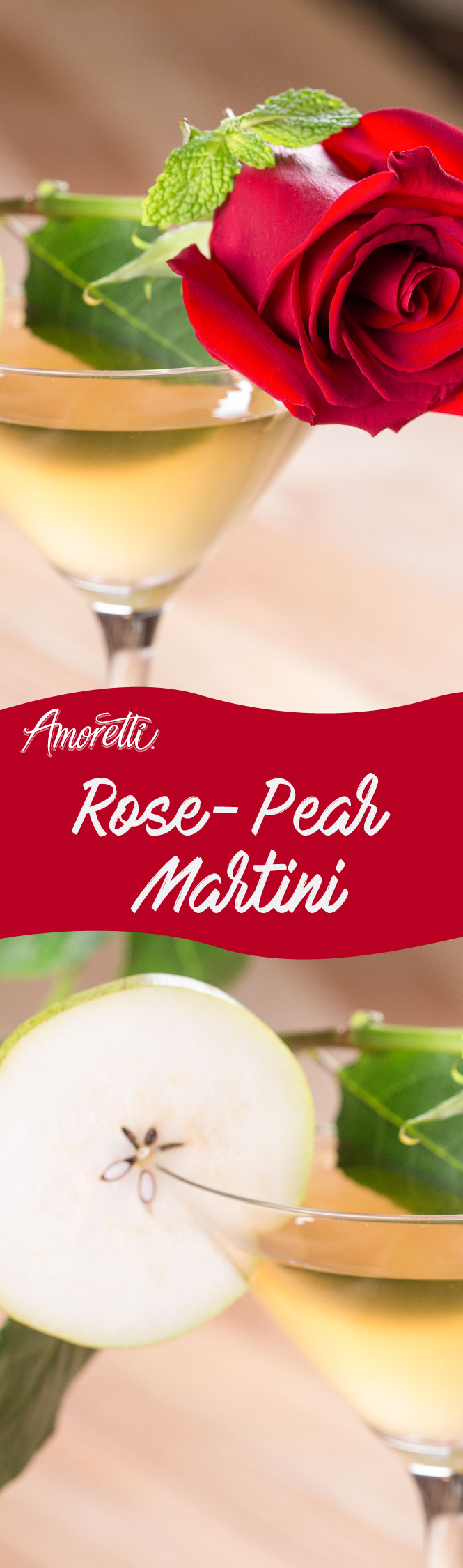 Looking for a cocktail to impress your date? Try our Rose-Pear Martini!