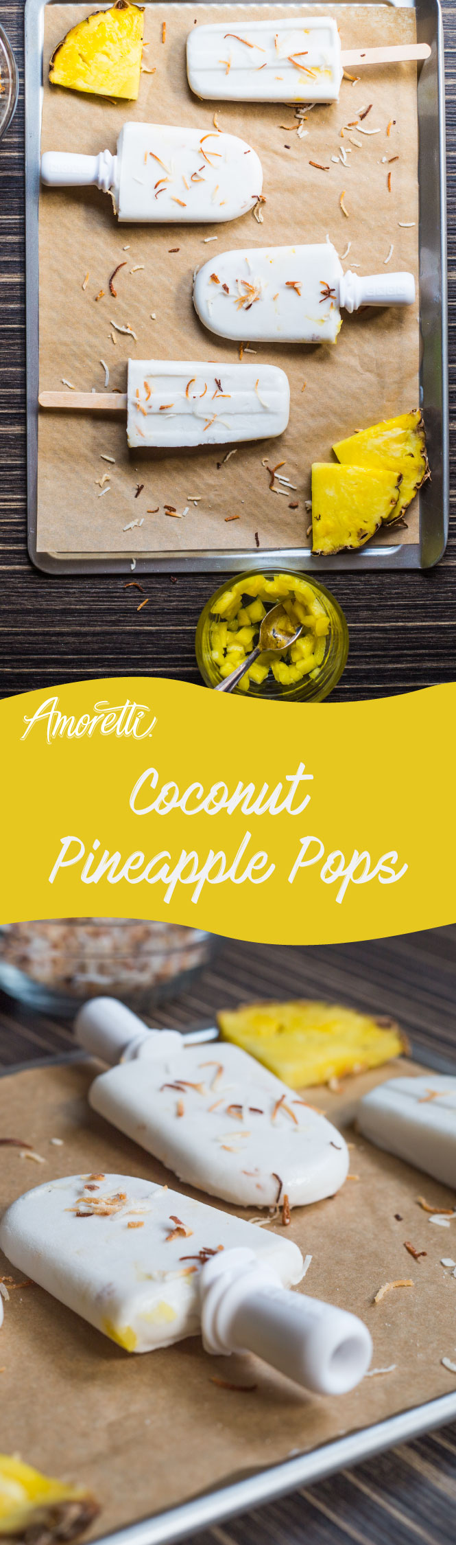 It's a hot summer day, and all you want is to cool down with an icy coconut pineapple snack!