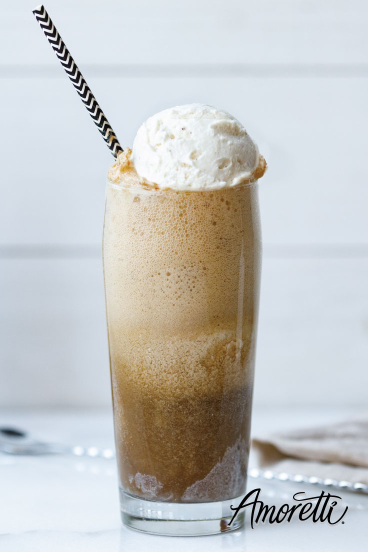 Amoretti Root Beer Float: Take a trip down memory lane with this classic drink!