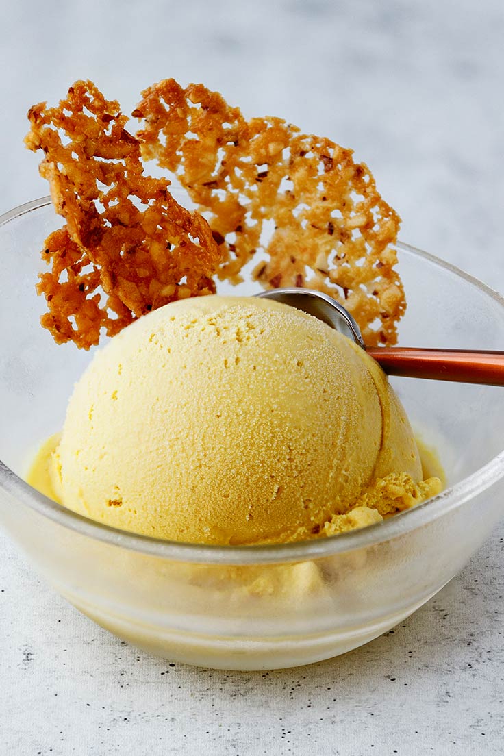 Amoretti Orange Zest Florentine Recipe: These crispy cookies are wonderful with ice cream!