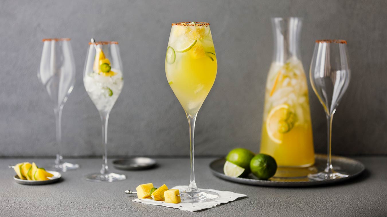 Amoretti Recipe: Sweet Heat Skinny Margarita with pitcher