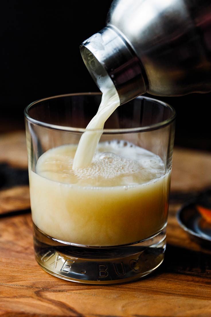 Amoretti Orange Oak Sour Recipe pour