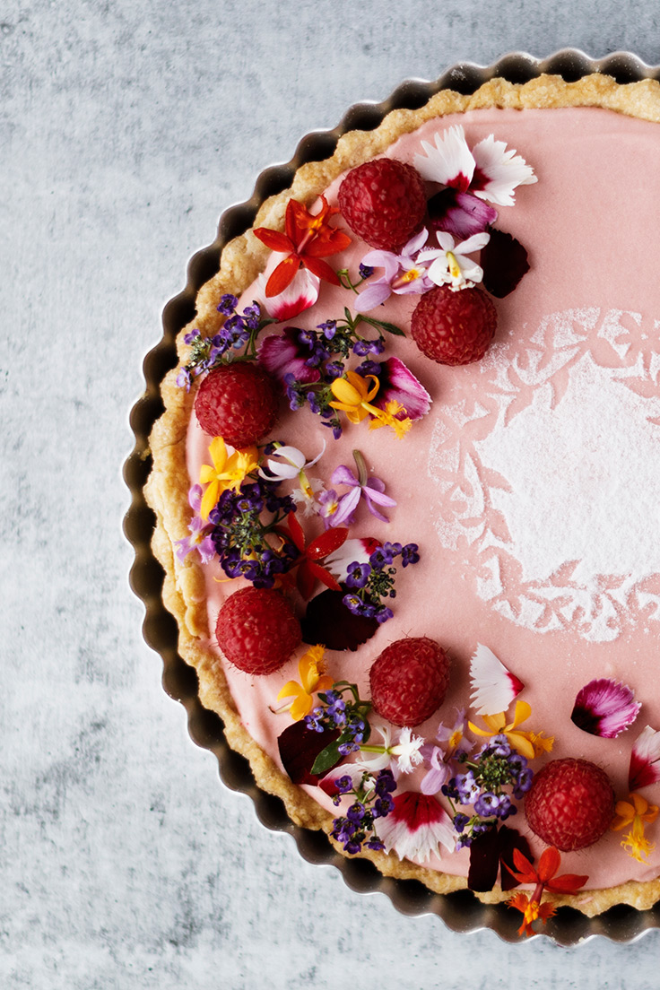Amoretti Raspberry Custard Tart Recipe