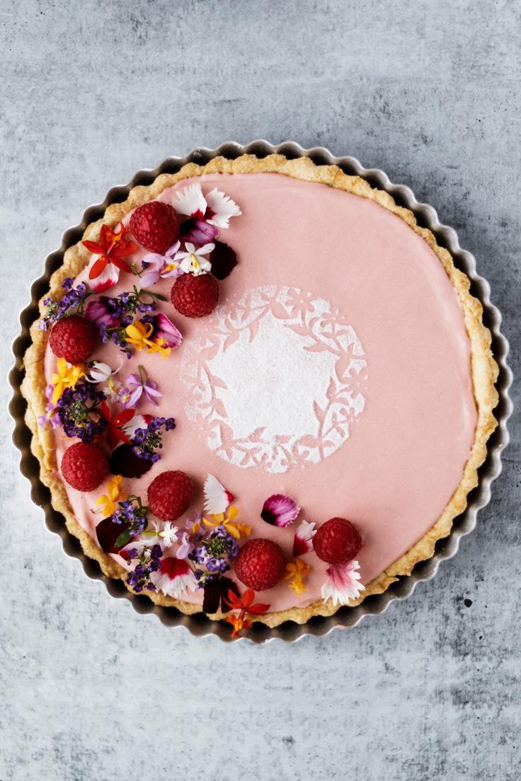 Amoretti Raspberry Custard Tart Recipe