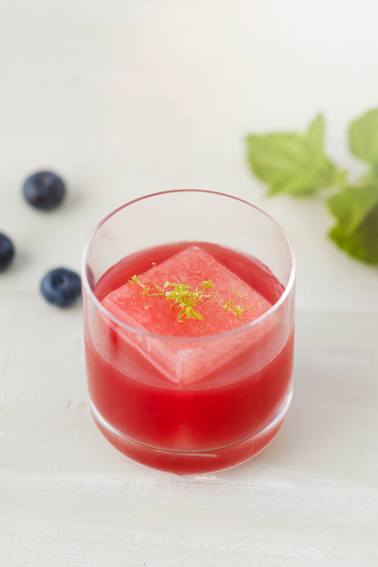 Amoretti Blueberry Watermelon Mocktail Recipe
