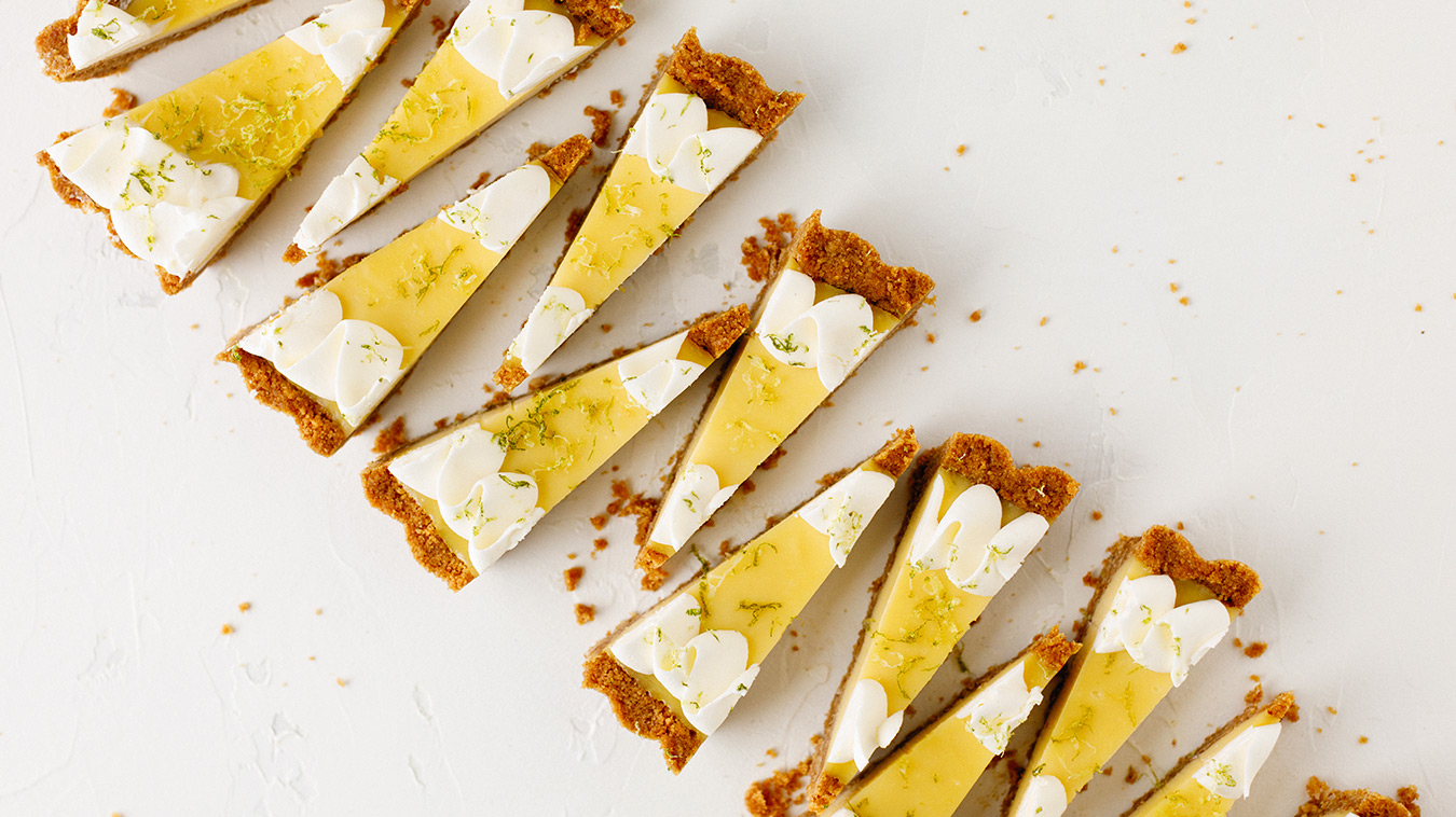 Amoretti Recipe: Coconut Lime Tart
