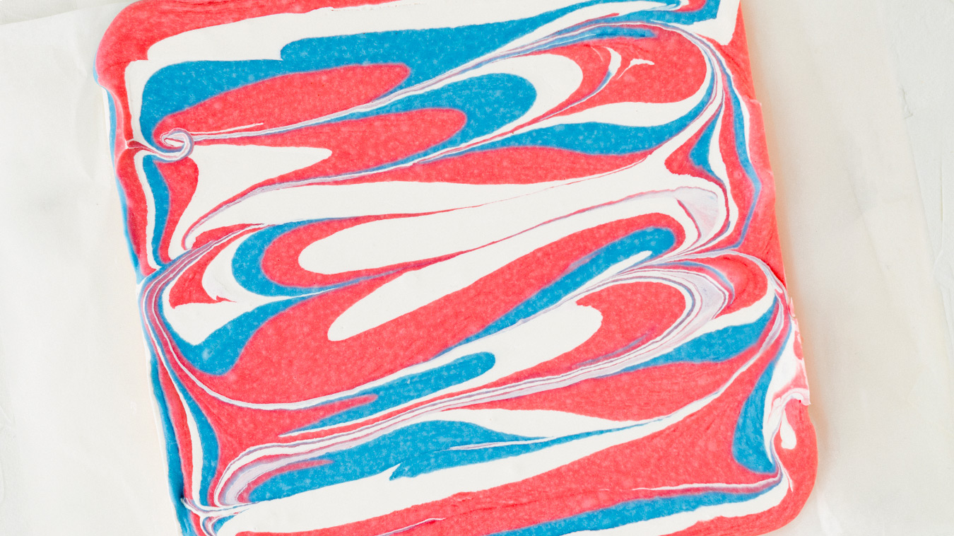 Amoretti Recipe: Red White & Blue Fudge